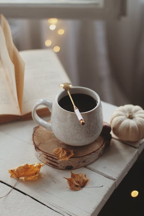 Cup of Coffee on Table