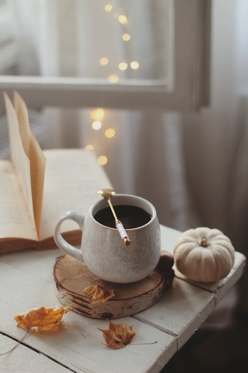 Cup of Coffee on Table