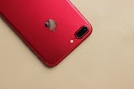 A Red iPhone with Dual Camera