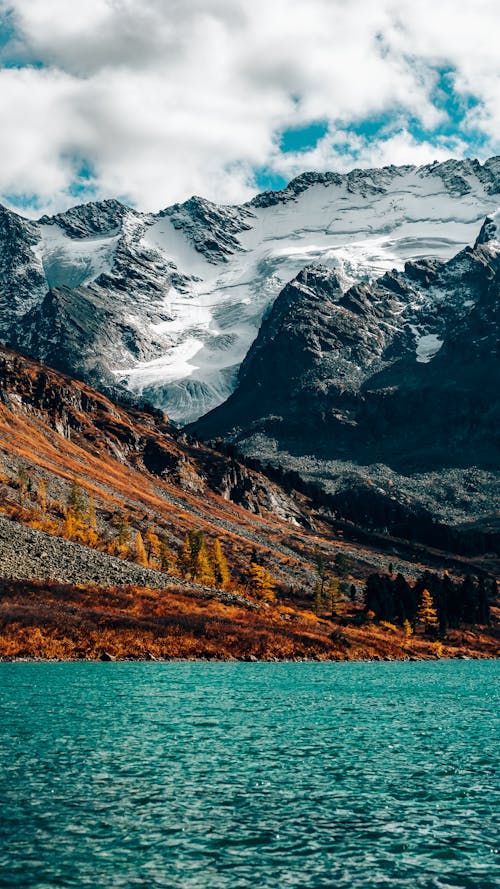 Fotos de stock gratuitas de cubierto de nieve, cuerpo de agua, lago