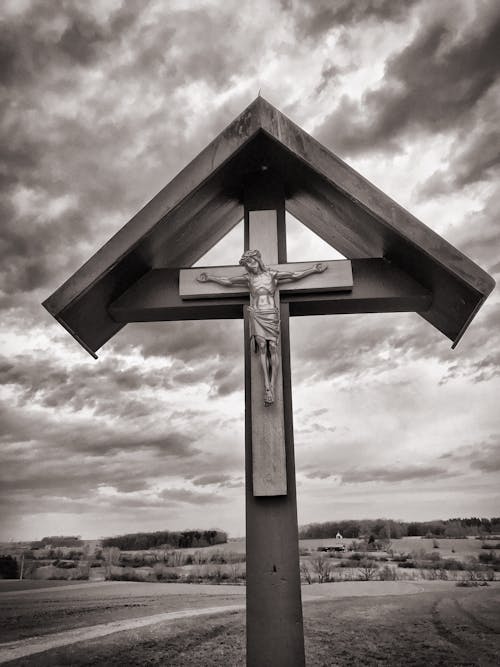 Photographie De Crucifix En Bois Brun