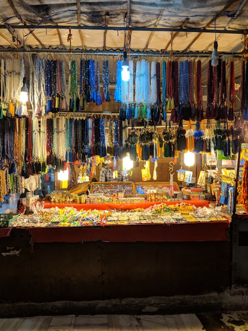 Free Beads Stall Stock Photo