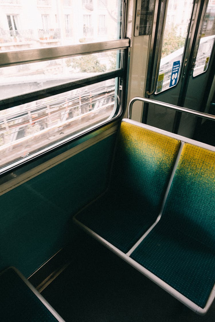 Vacant Train Seat Near The Window