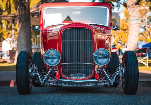 Classic Red Ford Model B 