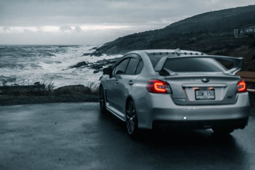 A Car by a Sea