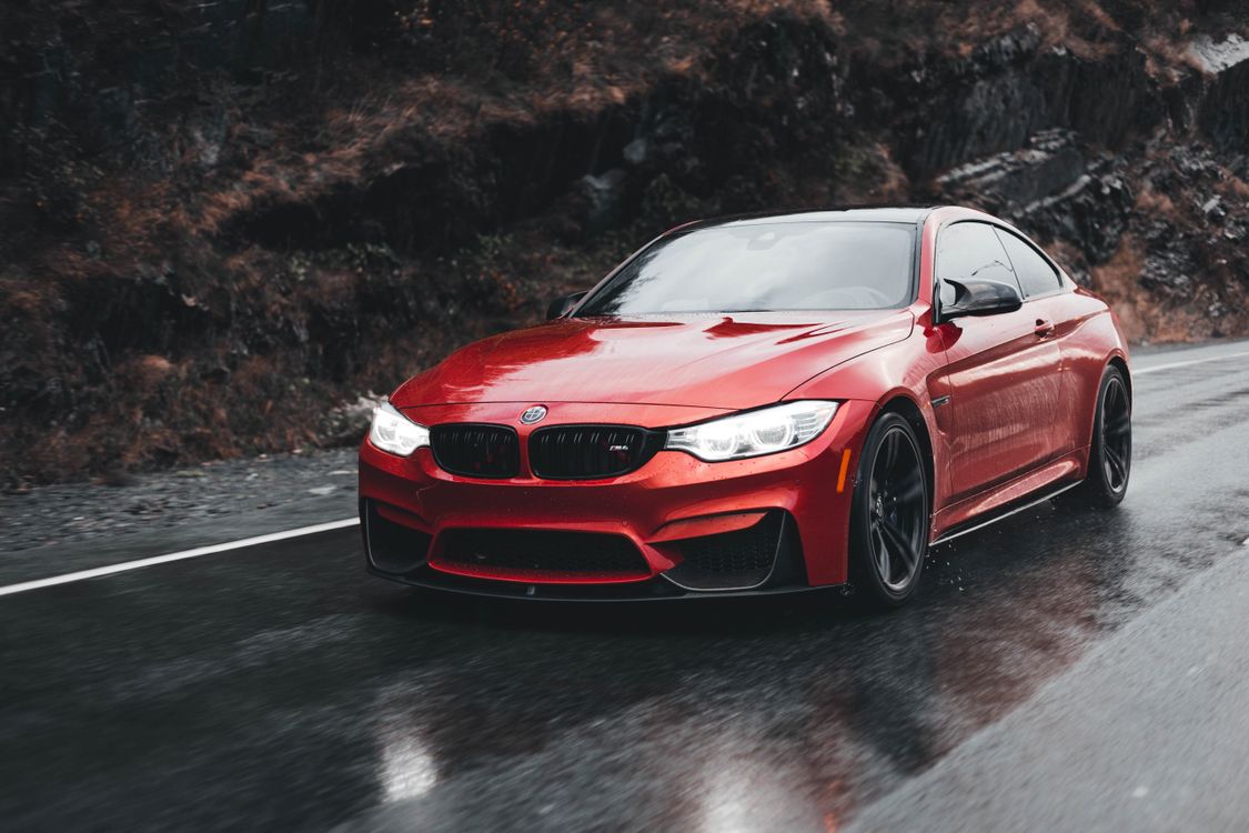 Red Car on the Road · Free Stock Photo