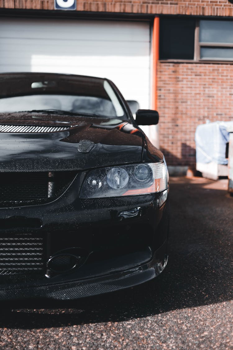 A Car On A Driveway