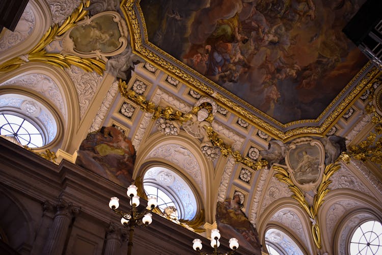 Interior Of Royal Palace Of Madrid