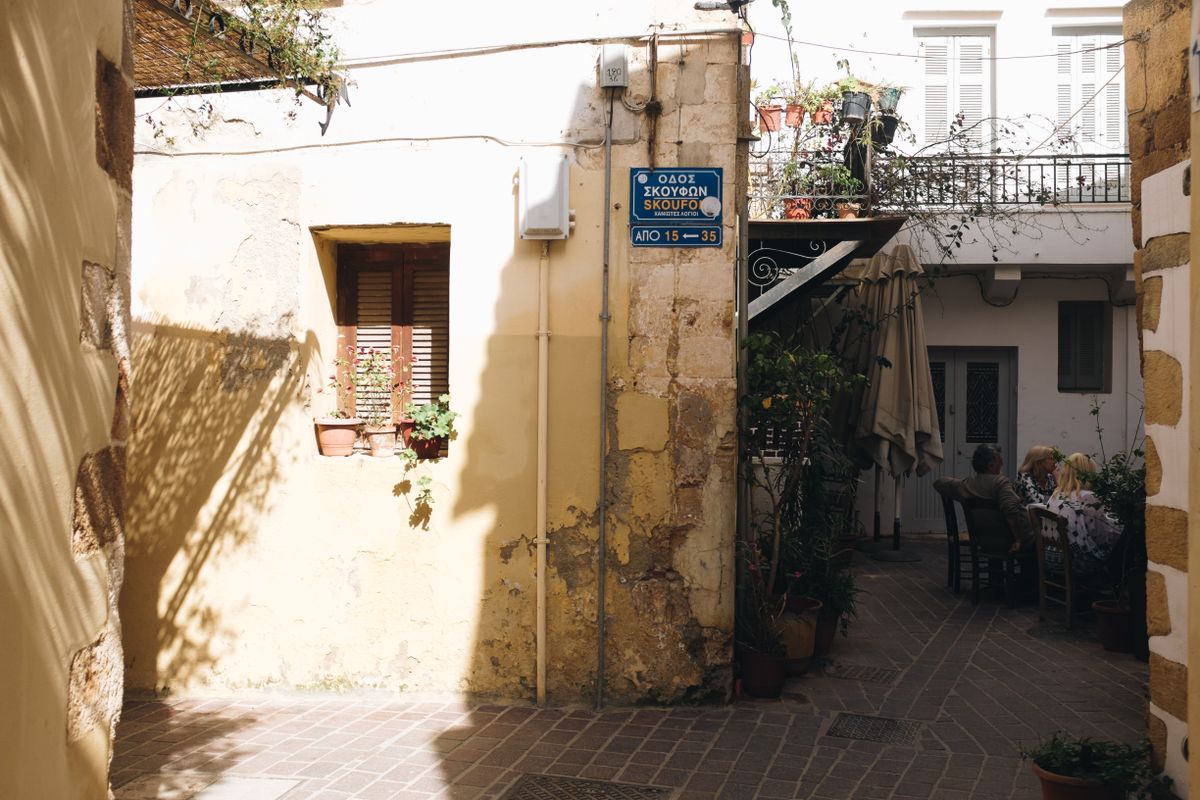 Straatje in Chania