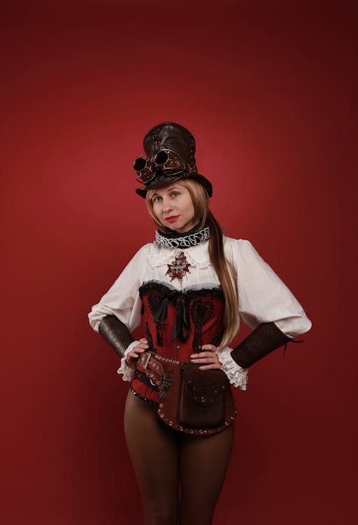 Portrait of a Woman Wearing a Costume · Free Stock Photo