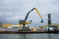 Heavy Machineries in the Harbor