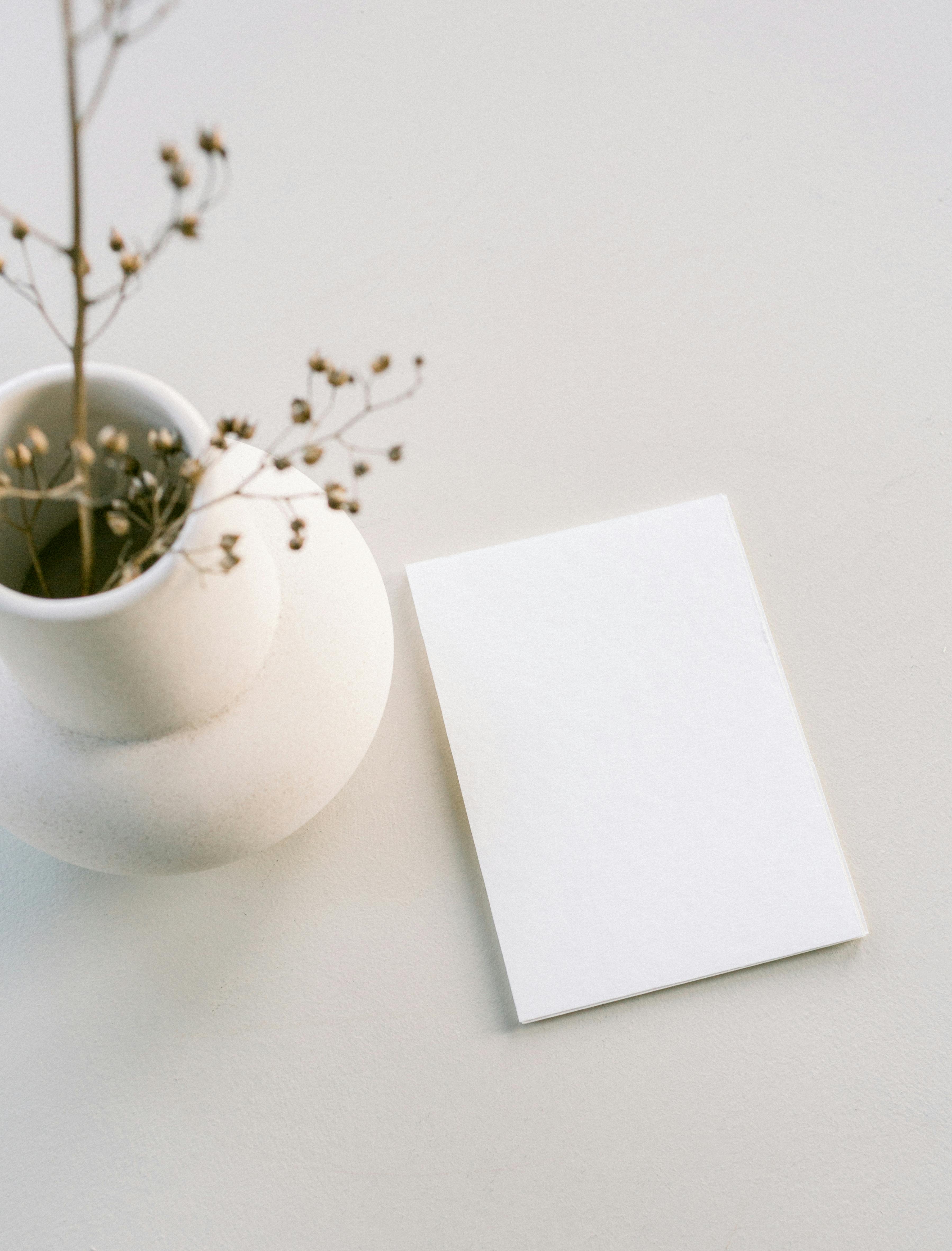 Close up of a Piece of Paper · Free Stock Photo