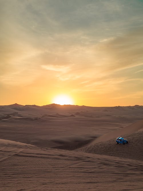 Foto stok gratis backlit, gersang, gurun pasir