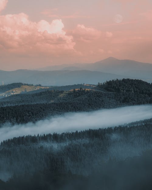 Scenic View of the Mountains 