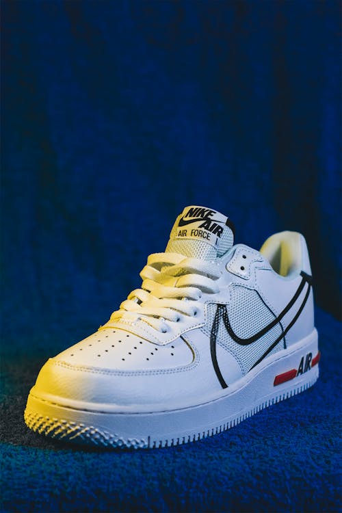 A White Nike Air Force Shoe