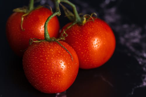 Red Tomatoes in Close Up Photography