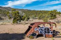 Brown Vintage Car on Brown Dirt Road