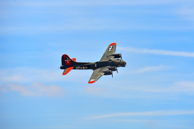 Boeing B-17 Flying Fortress In Mid Air