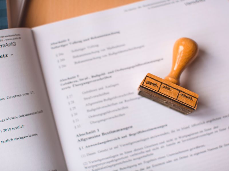 A document being certified