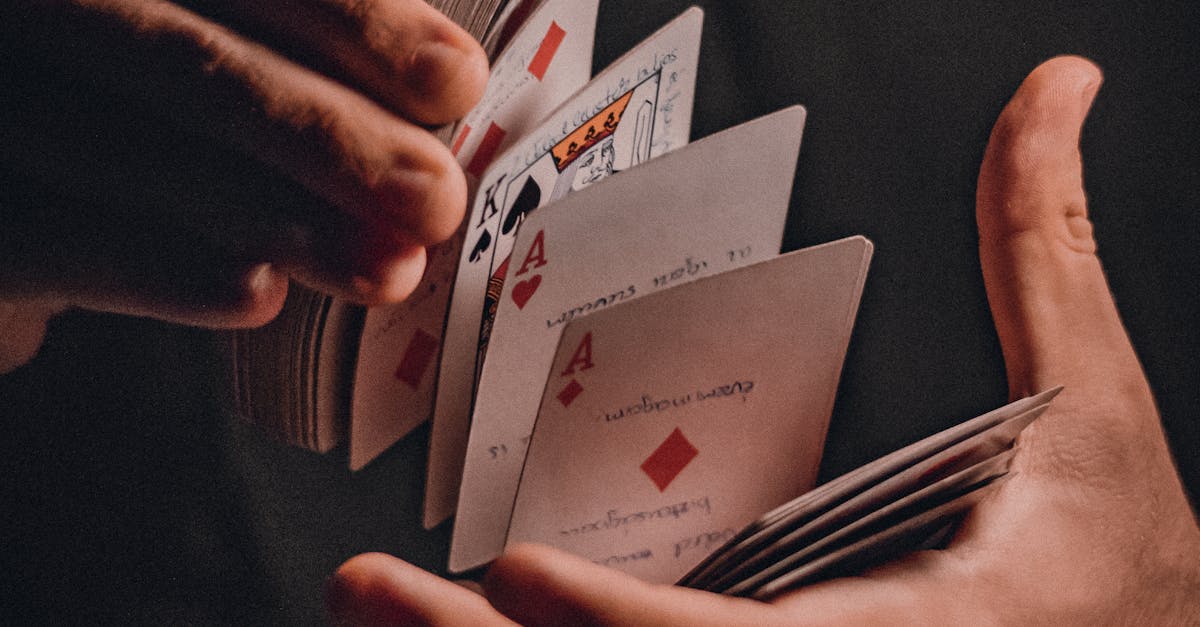 How to shuffle cards without bending them