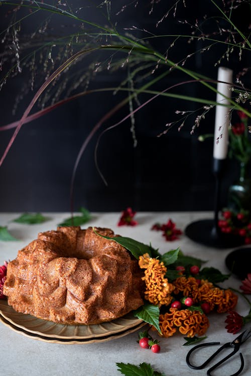 Free Homemade Cake on a Table  Stock Photo