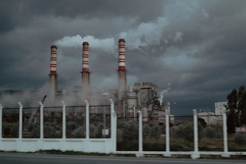 Smokestacks in the Factory