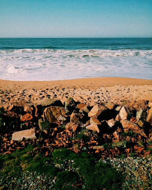 Безкоштовне стокове фото на тему «берег океану, горизонт, камені»