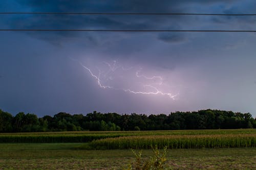 Photos gratuites de ciel, clairière, foudre