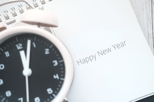 새해 복 많이 받으세요, 아날로그, 알람 시계의 무료 스톡 사진
