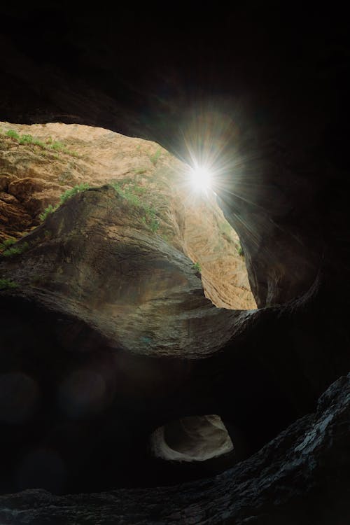 Sunlight Through the Cave Mouth