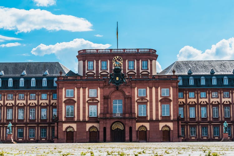 Mannheim Baroque Palace In Germany