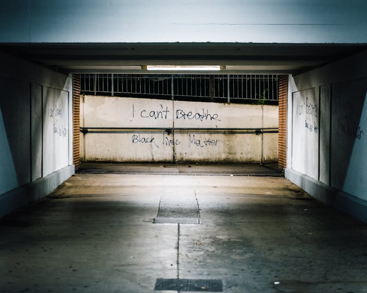 Underpass During Night Time