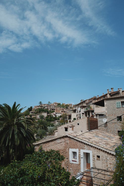 Concrete Houses Under Blue Sky