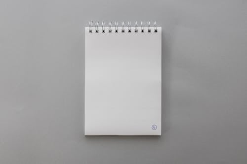 Close-up Photo of a Blank Notebook 