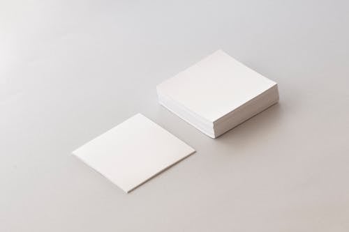 Základová fotografie zdarma na téma bílý papír, čistý papír, lepicí papírky