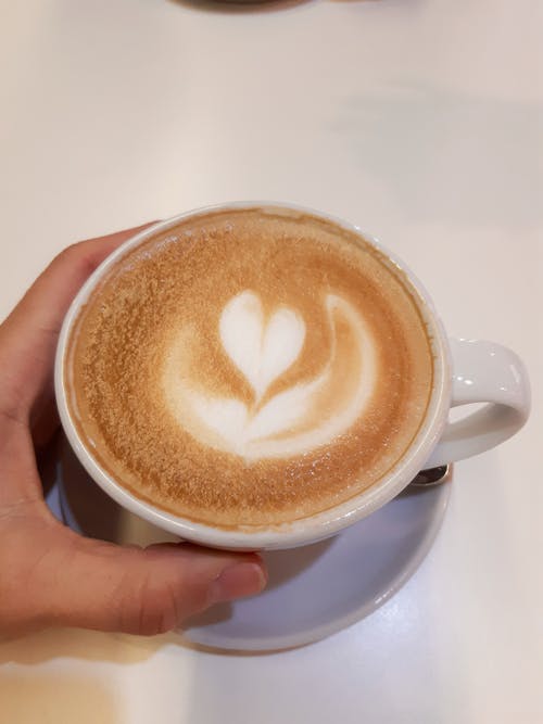 Free stock photo of cappuccino, coffee art