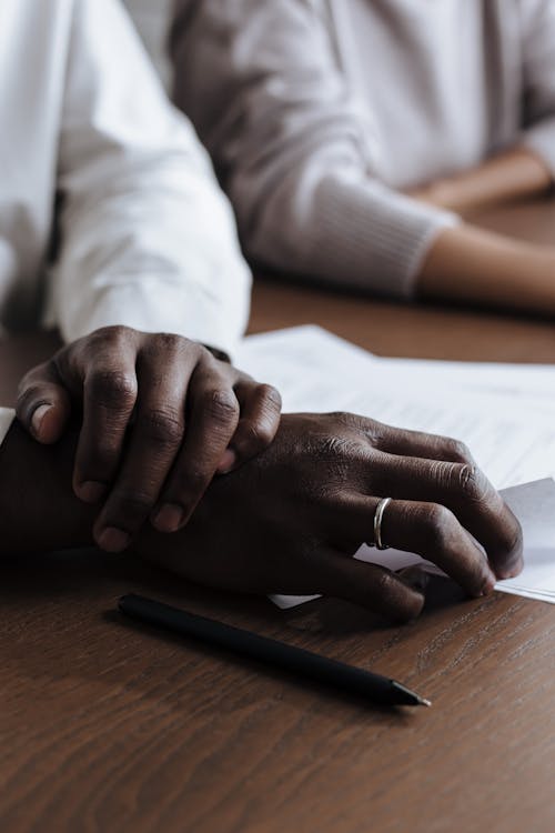 Close-up of Person Hands