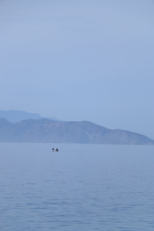 Canoe on Sea near Shore