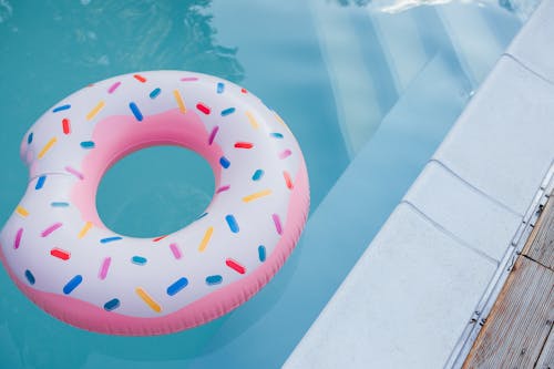 Inflatable Floater on the Pool