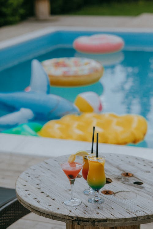 Fruit Juices in a Glass