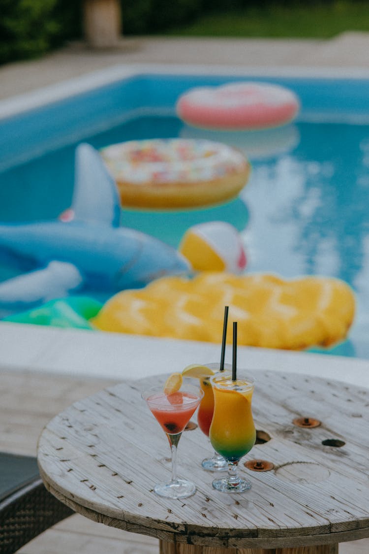 Fruit Juices In A Glass