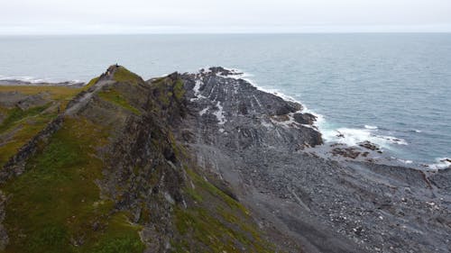 Rocky Green Cliff Coast