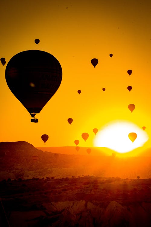 Foto stok gratis balon udara panas, di luar rumah, festival