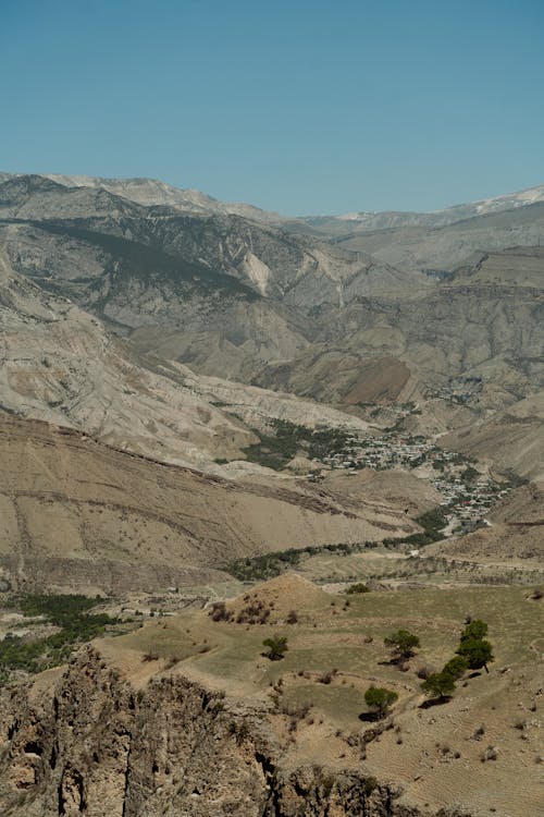 Aerial Shot of a Mountain Area