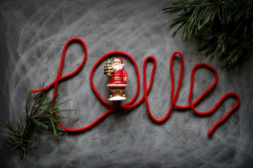 Foto stok gratis berbaring datar, bergembira, dekorasi Natal