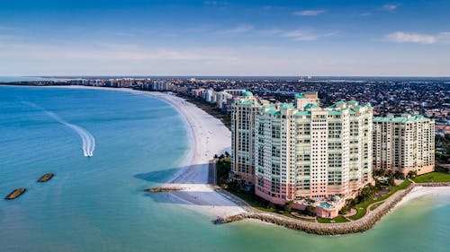 High Rise Building Along Beach