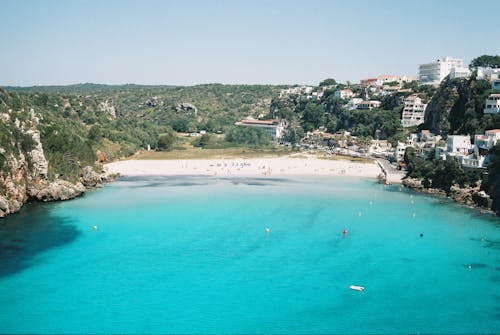 An Aerial Photography of a Beach