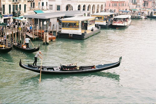 Free Watercrafts on Harbor Stock Photo