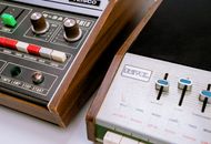 White and Brown Audio Mixer