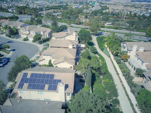 Aerial Photography of Residential Area